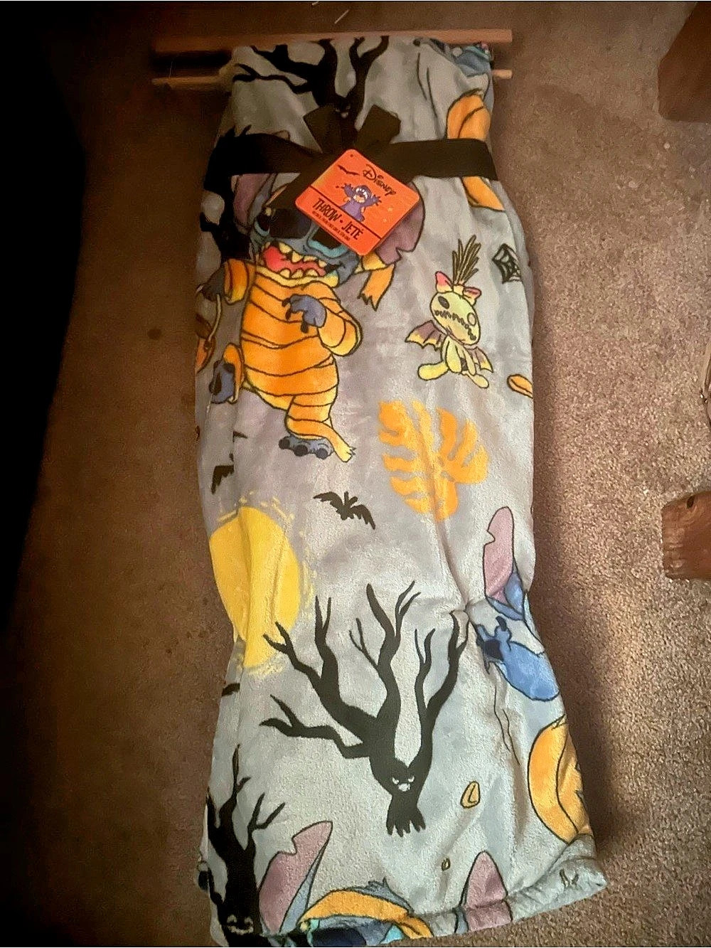 Halloween stitch blanket.